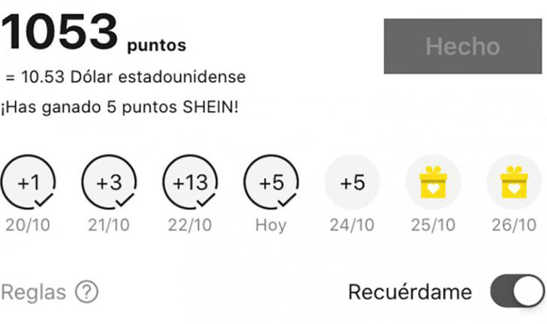 Formas De Conseguir Puntos En Shein Gratis Y R Pido