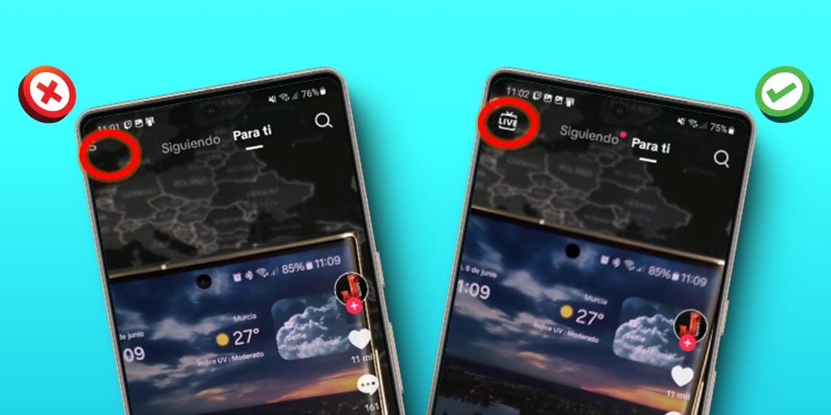 No me sale la opción LIVE en TikTok cómo solucionarlo
