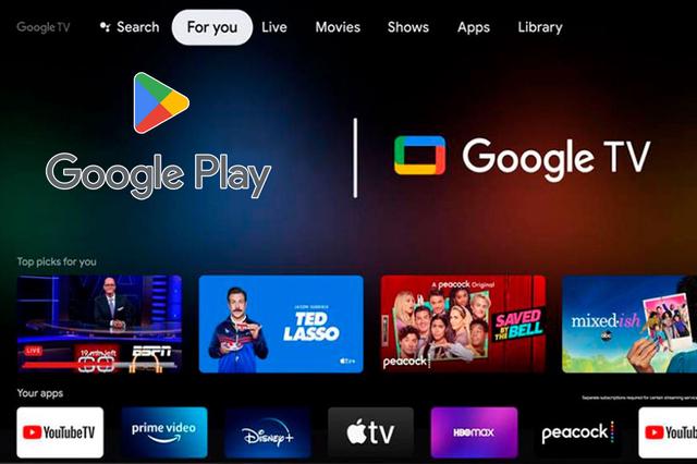 Diferencias entre Google TV y Android TV: Google Play Store