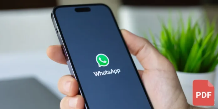 Cómo enviar un PDF por WhatsApp y por su versión Web.