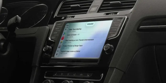 Google Meeta llega a CarPlay.