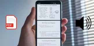 Leer un PDF en voz alta en Android
