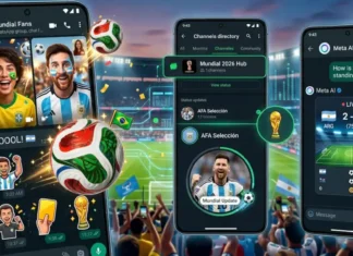 WhatsApp activa el modo Mundial 2026.