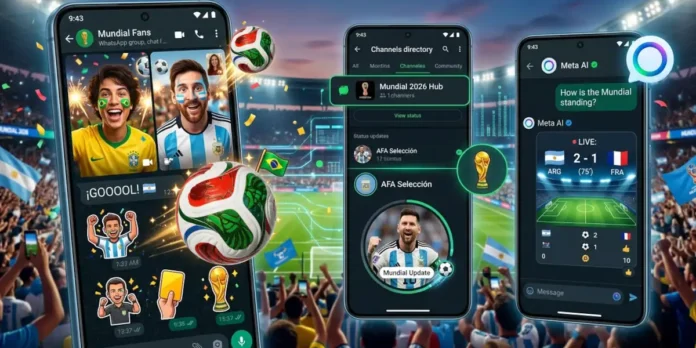 WhatsApp activa el modo Mundial 2026.