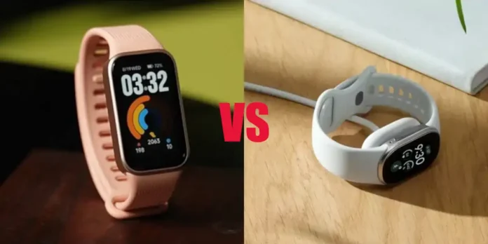 Xiaomi Smart Band 11 vs. Google Fitbit Edge.
