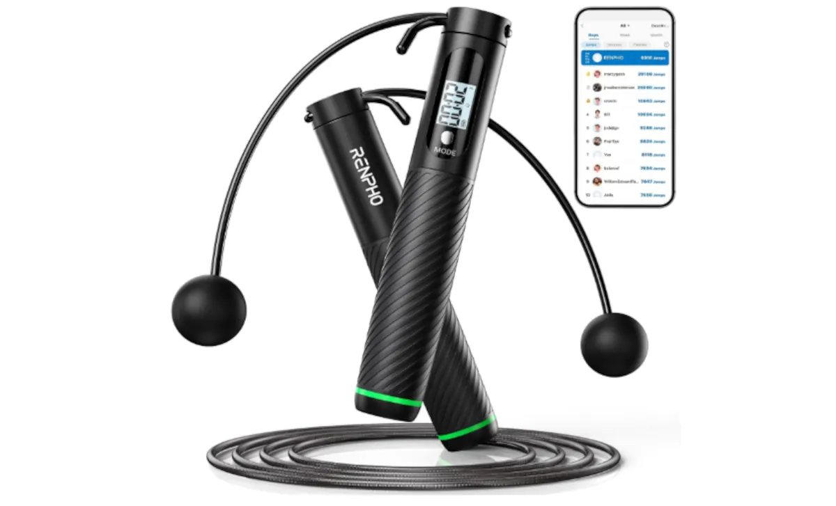 Cuerda para Saltar con Contador RENPHO - gadgets fitness.