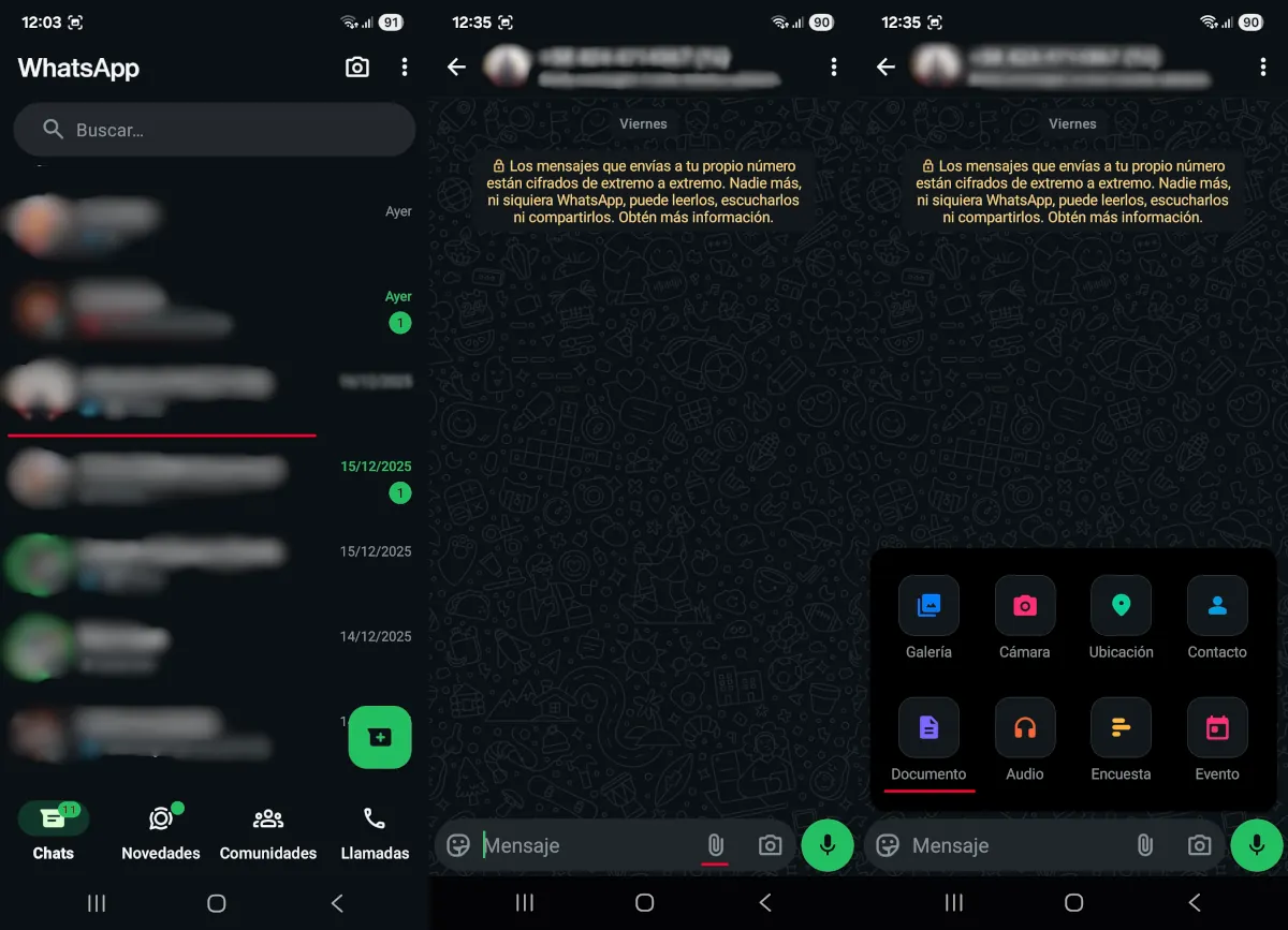 Enviar un PDF por WhatsApp para Android - parte 1.