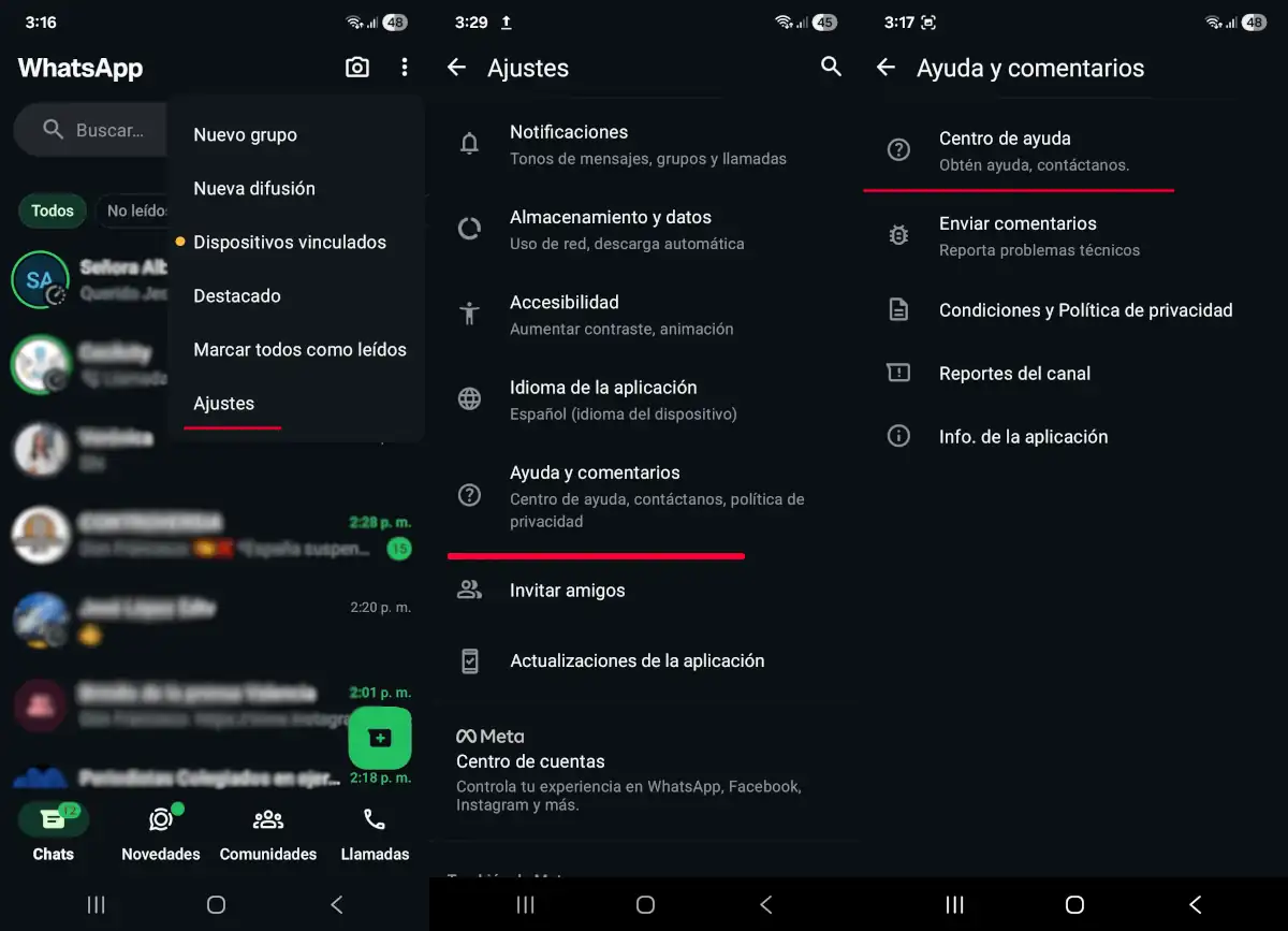 Generar un número de ticket de soporte en WhatsApp.
