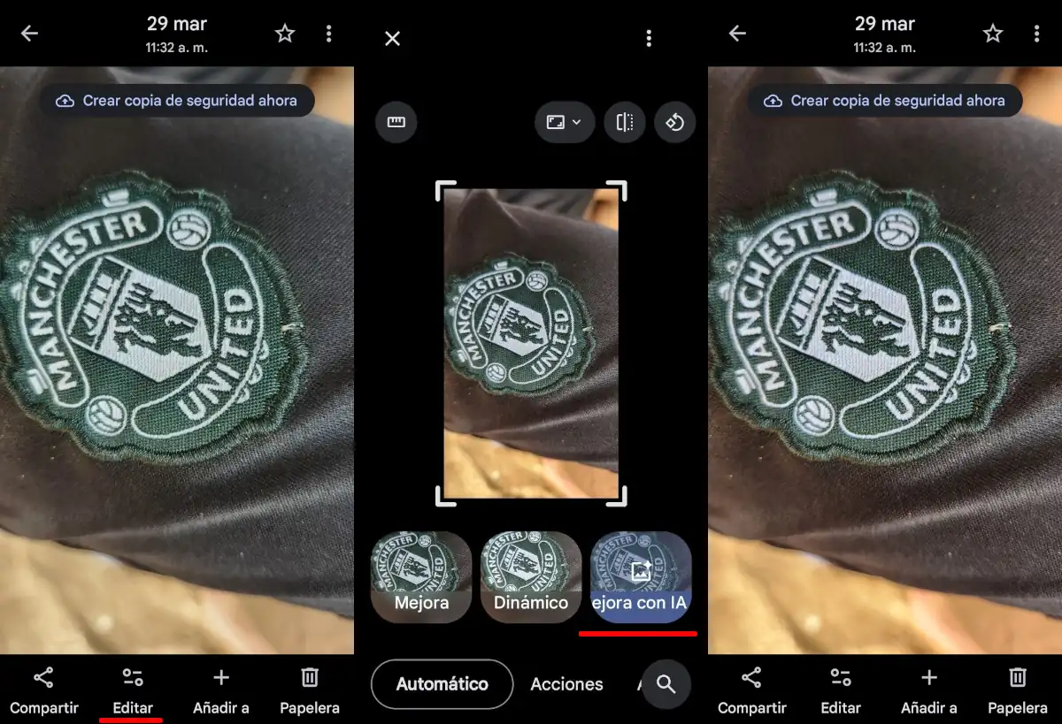 Pasos para usar AI Enhancer.