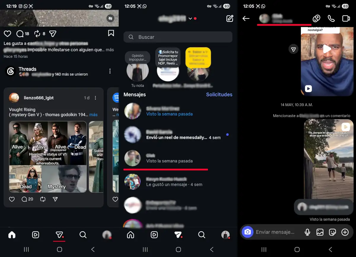 Quitar el indicador de escribiendo en Instagram - parte 1.