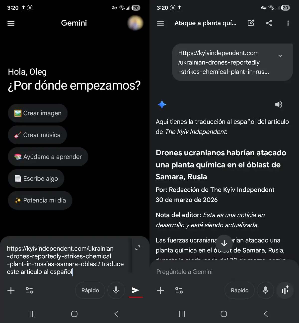 Traducción - parte 1.