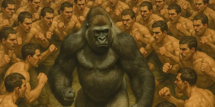 100 hombres vs gorila quien gana 100 hombres vs gorila quien gana