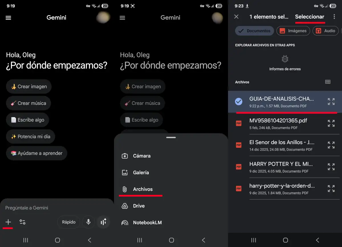 Usa Gemini - parte 1.