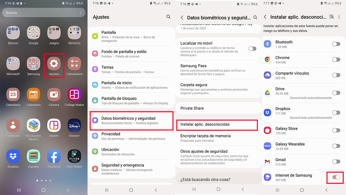 Bloquea la instalacion de apps sin permiso en tu móvil y evita las descargas maliciosas