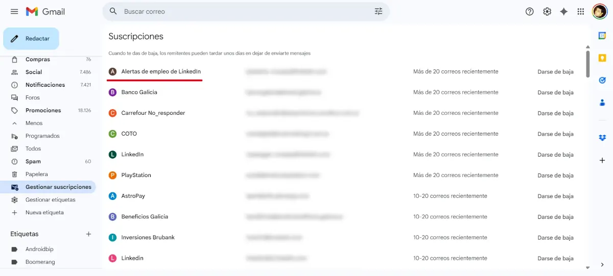 2 Administrar suscripciones - parte 2.