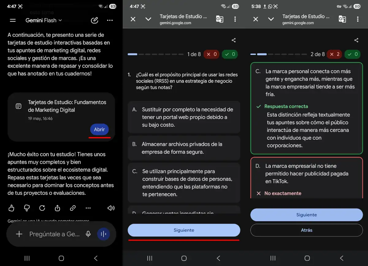 Convertir apuntes a mano en guías de estudio con Gemini - parte 2.