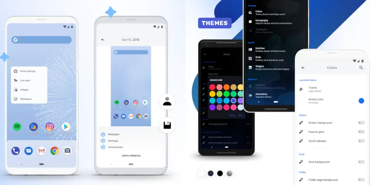 Hyperion launcher - alternativas a Pixel Launcher.