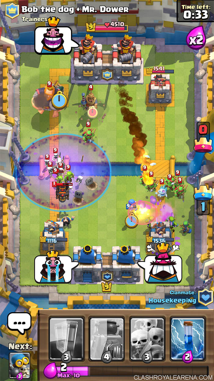 2 vs 2 clash royale