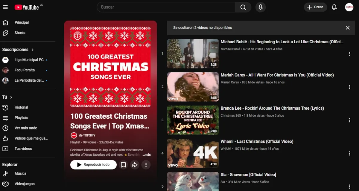 100 Greatest Christmas Songs Ever.