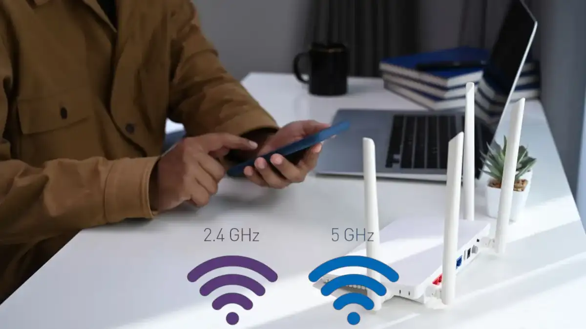 Banda de 5 GHz del router.