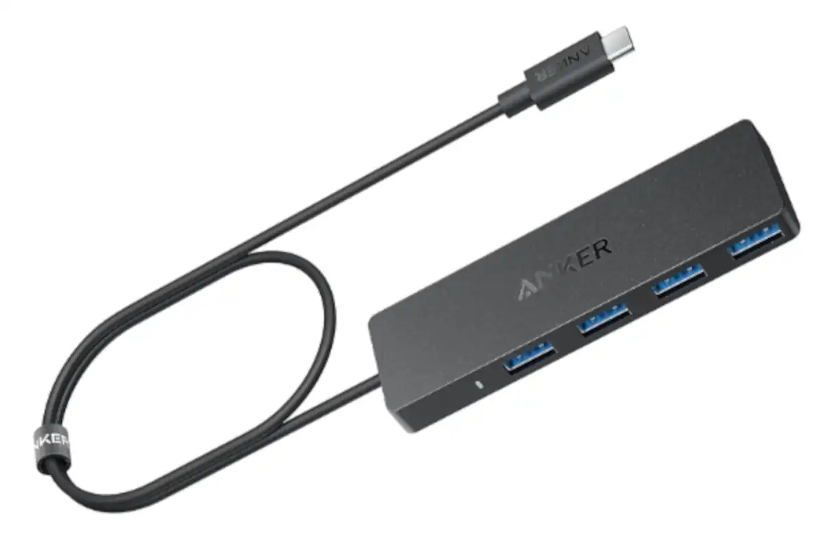 Hub USB-C ANKER de 4 puertos A8309012.