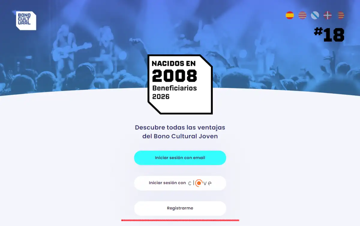 Pasos para pedir el Bono Cultural Joven - parte 1.