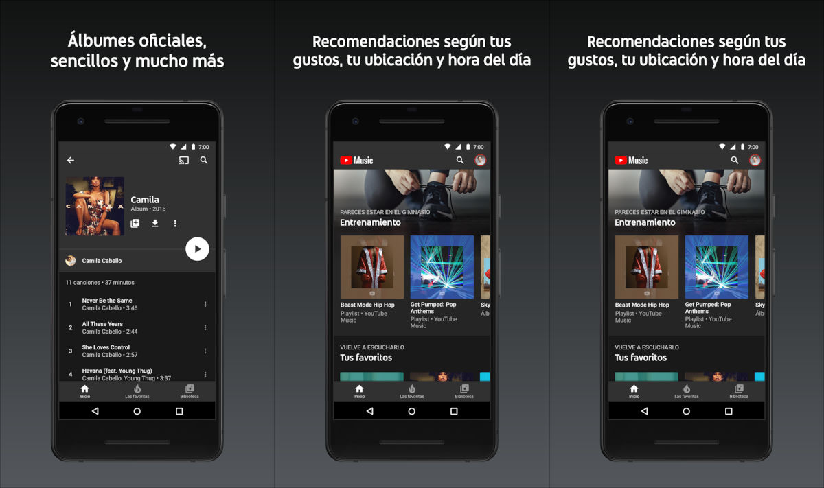 3 youtubemusic una de las 10 aplicaciones para quemar 100 calorias