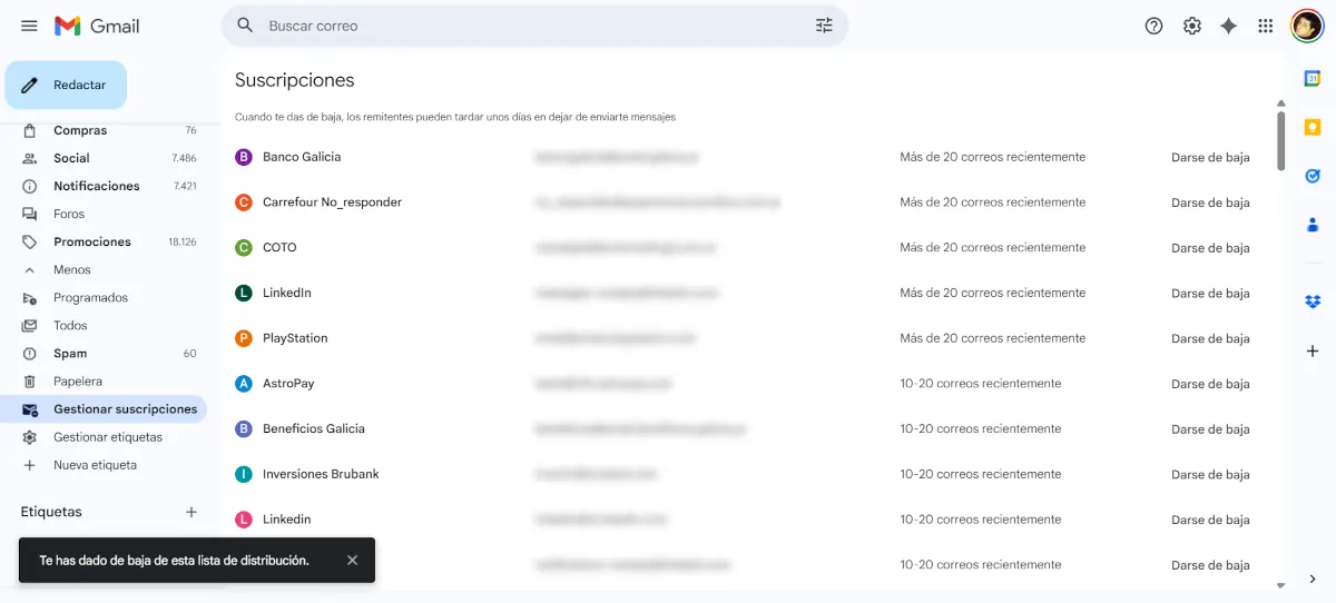 4 Administrar suscripciones - parte 4