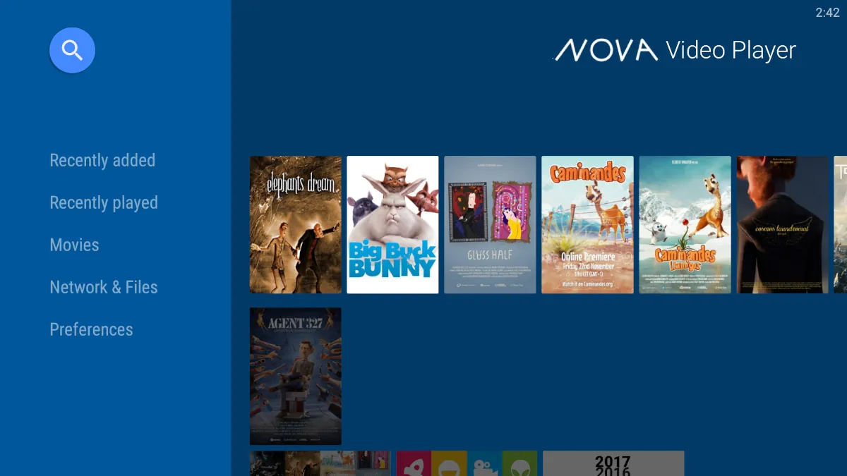 NOVA video player.