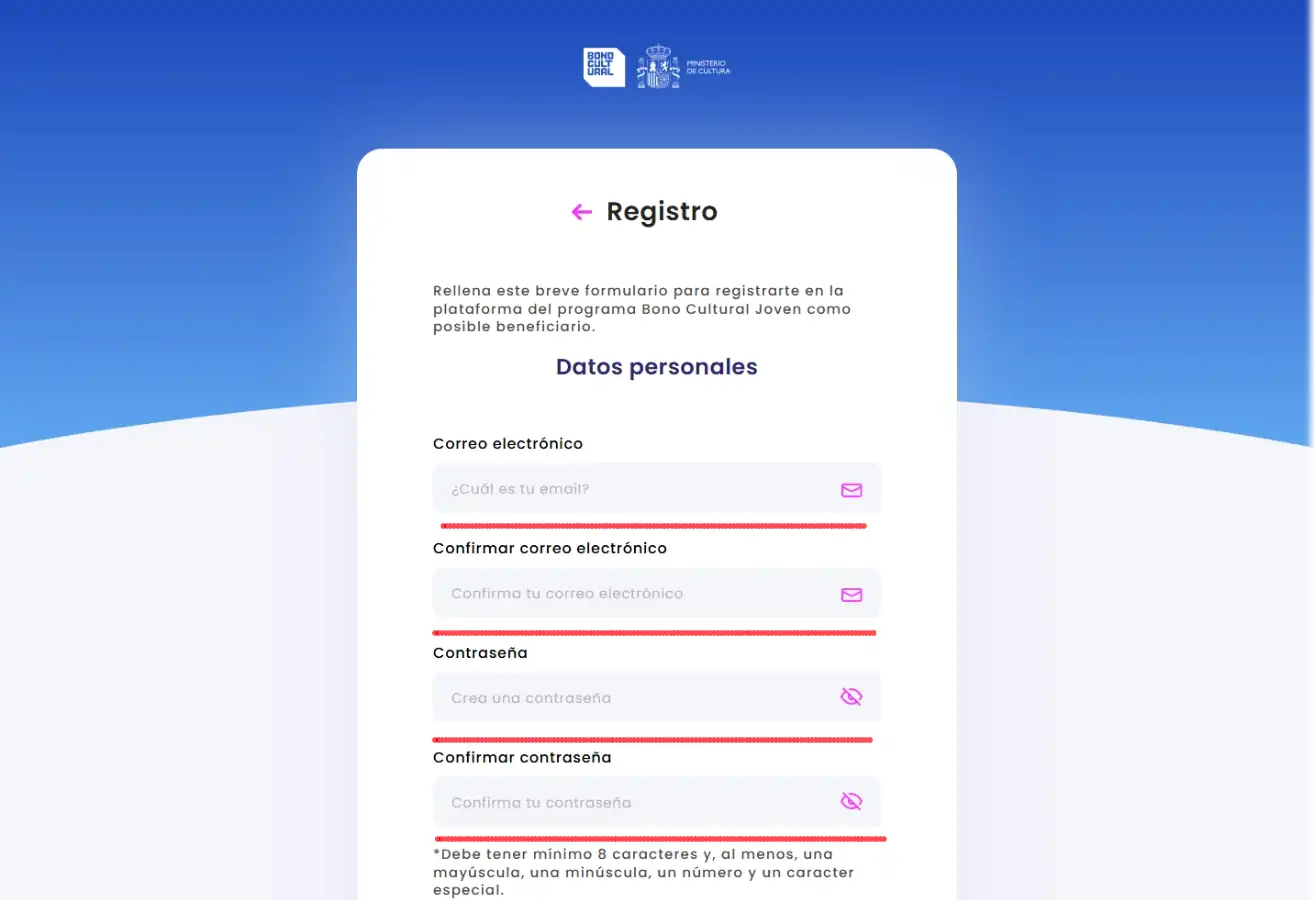 Pasos para pedir el Bono Cultural Joven - parte 2.