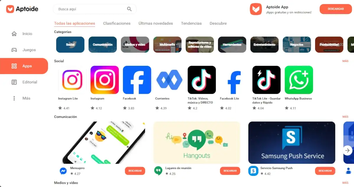 Aptoide.