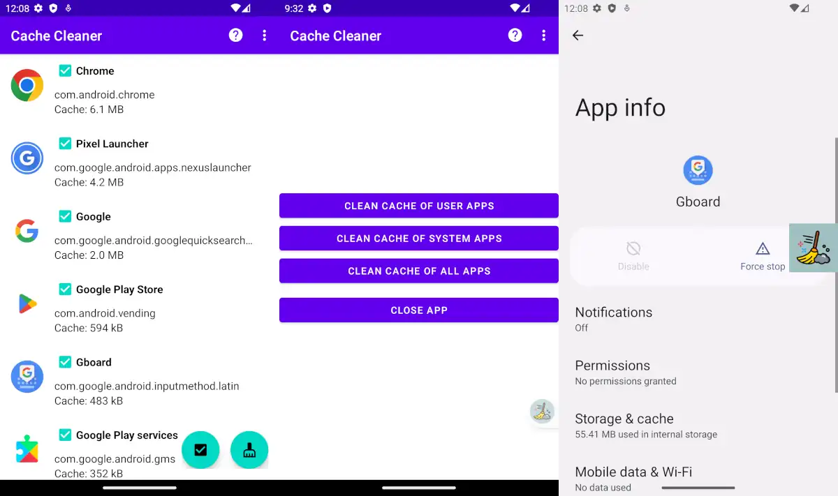 Limpiador de caché.
