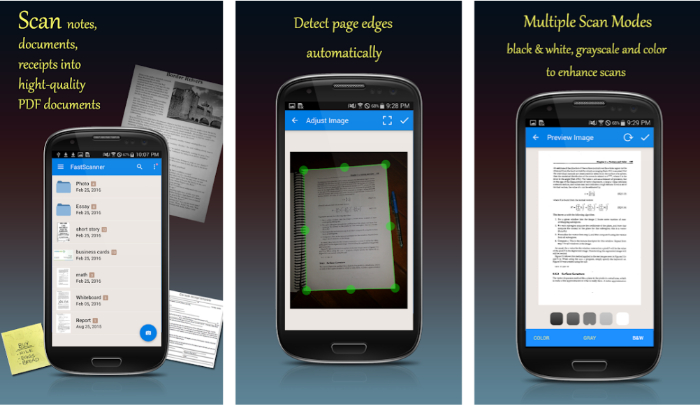 5 Mejores apps Android para escanear documentos