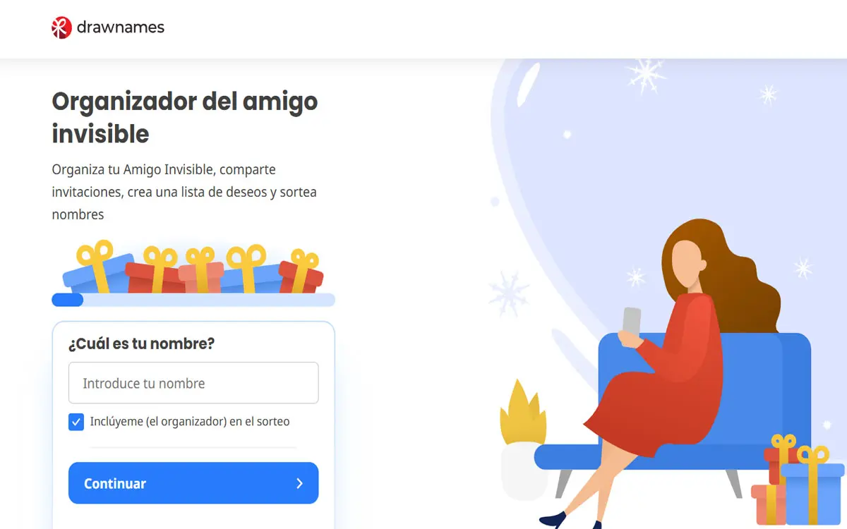 Drawnames para hacer amigo secreto