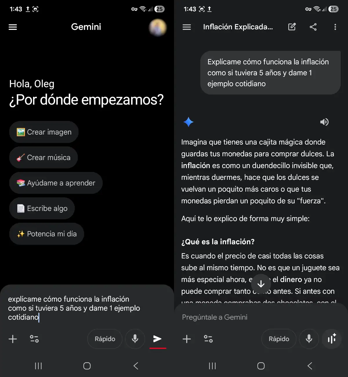 Explicación de conceptos complejos.