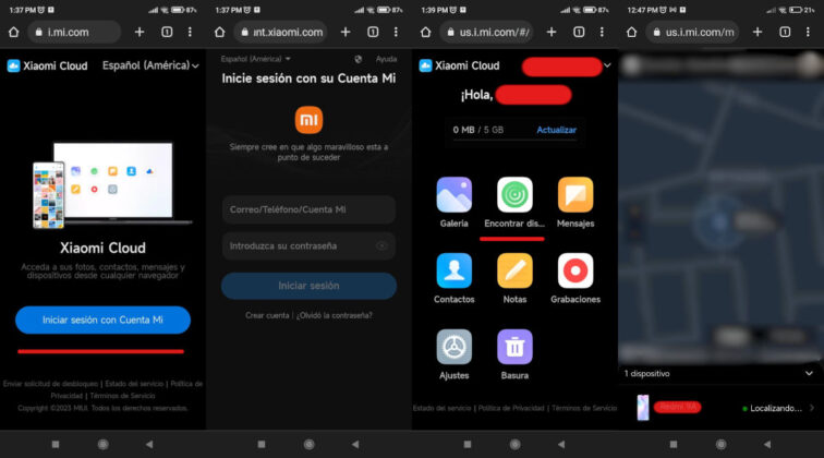6 formas de encontrar un móvil Android perdido activa la ubicacion en xiaomi parte 3