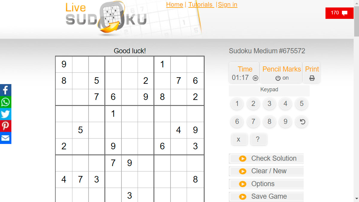 Live Sudoku