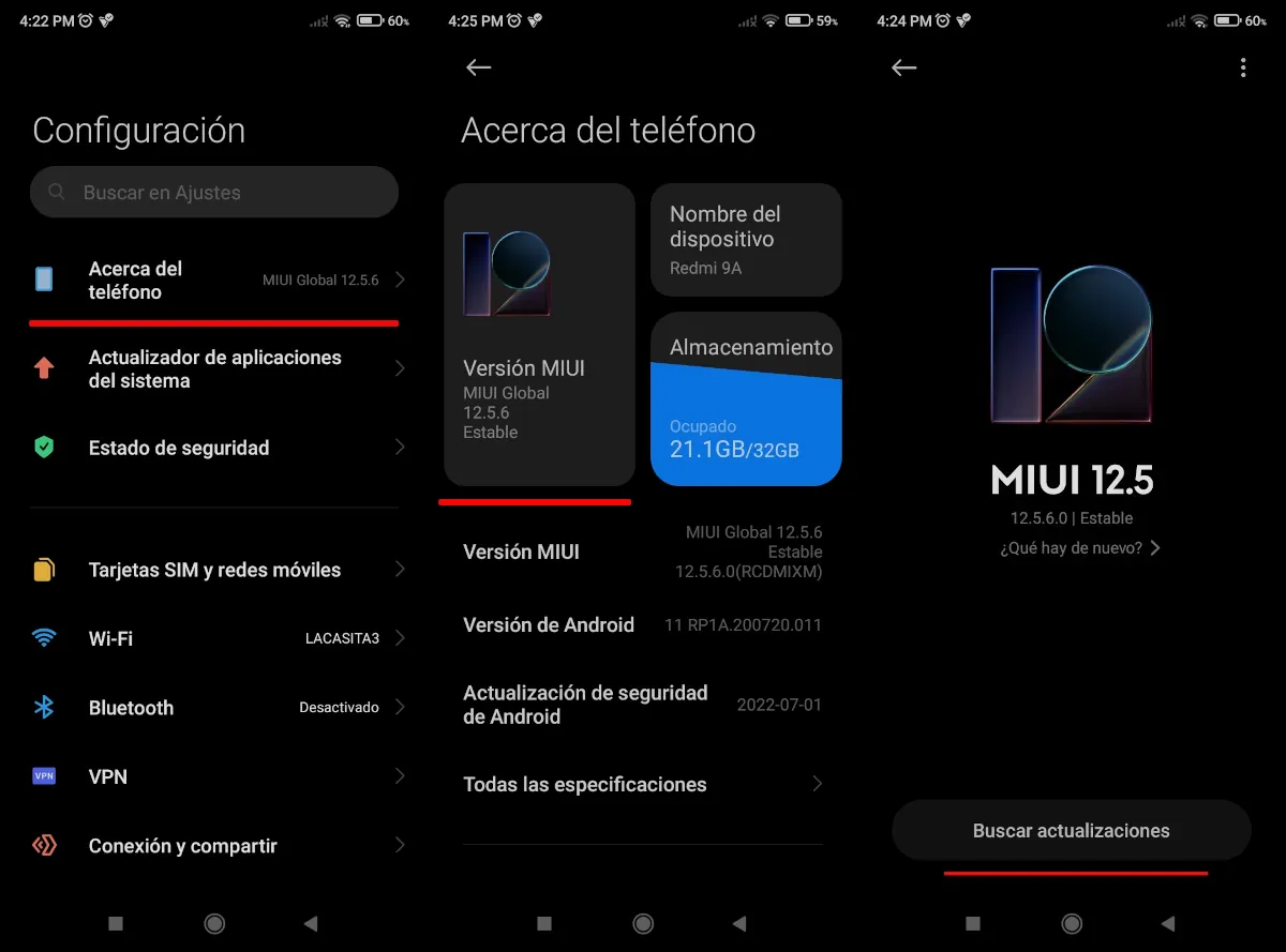 Actualiza tu móvil Android.