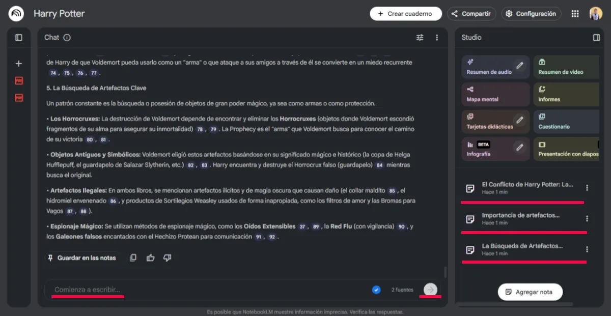 Convierte notas en preguntas frecuentes - parte 1.