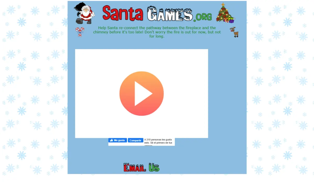 Santa Chimney Trouble.