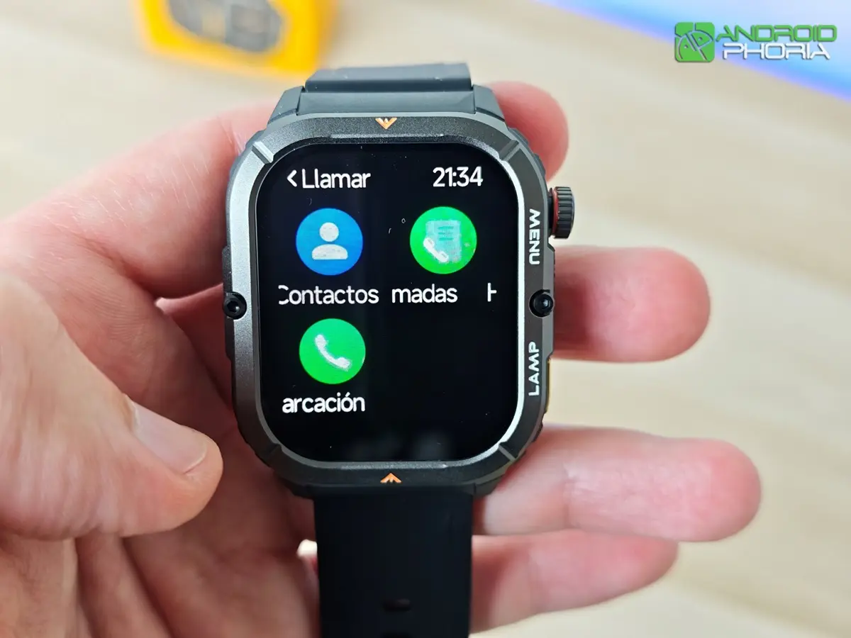 AGM Legion 3 Pantalla AMOLED muy brillante como los mejores smartwatch del mercado