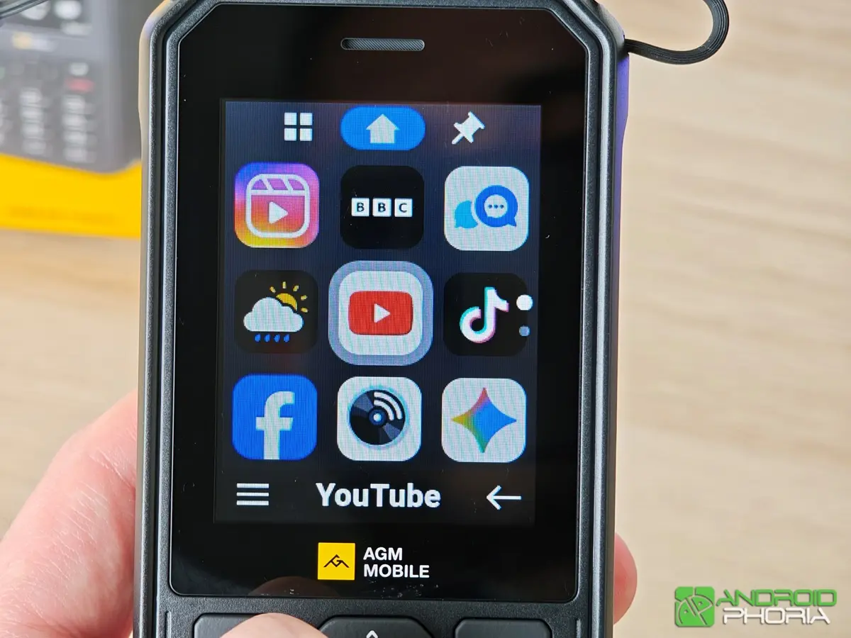 AGM M11 movil basico funciones de smartphone
