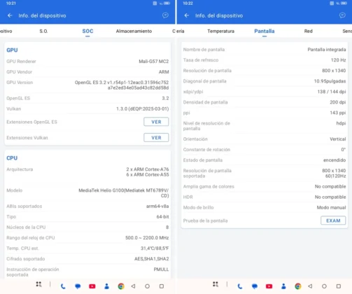 AGM P3 Compact AGM Pad P3 detalles tecnicos de su procesador y pantalla