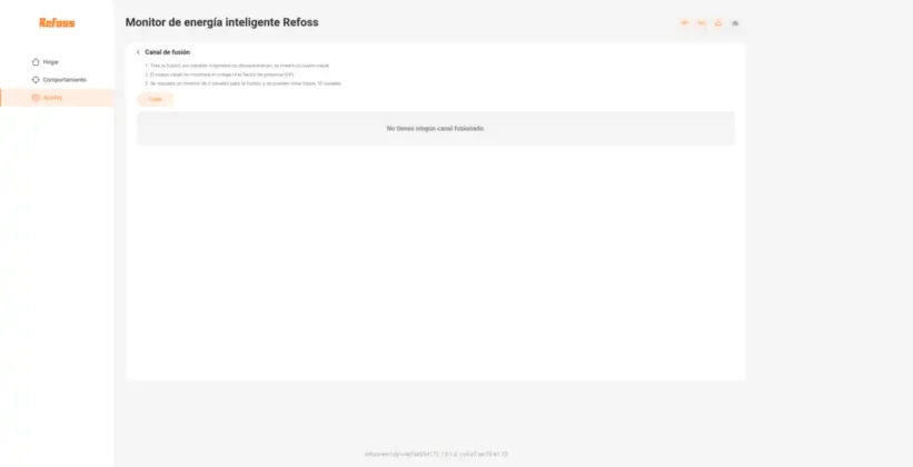 API - fusionar canales (por ejemplo si tienes alumbrado 1 y alumbrado 2 en el cuadro de la luz) Refoss EM16P