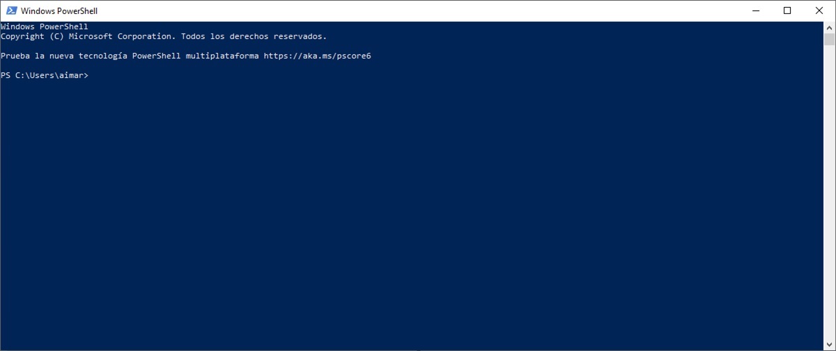 Abre Windows PowerShell en tu PC