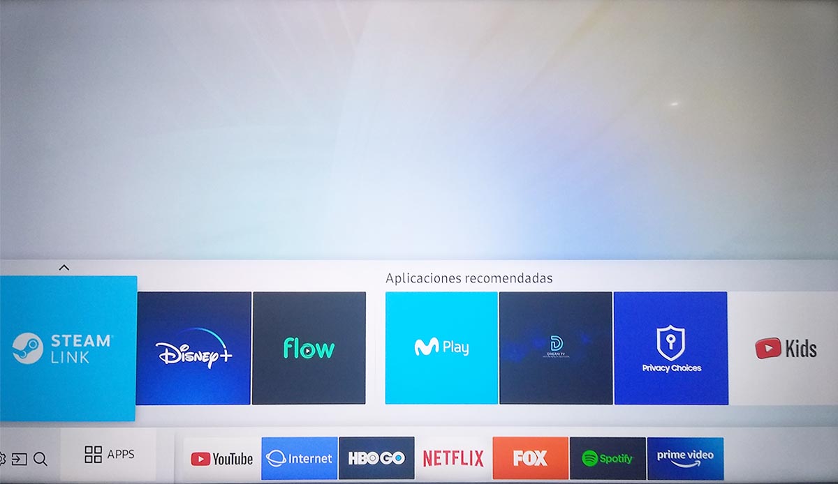 Abrir aplicacion Steam Link en Samsung Smart TV
