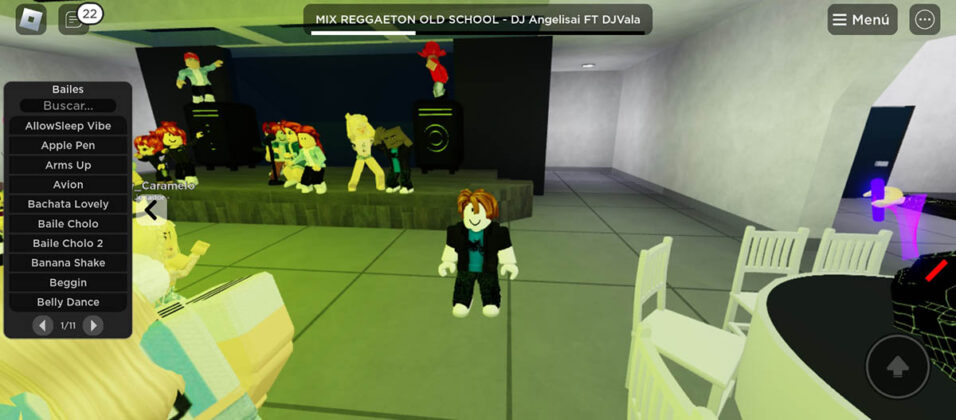 Abrir el juego Salon de Fiestas en Roblox