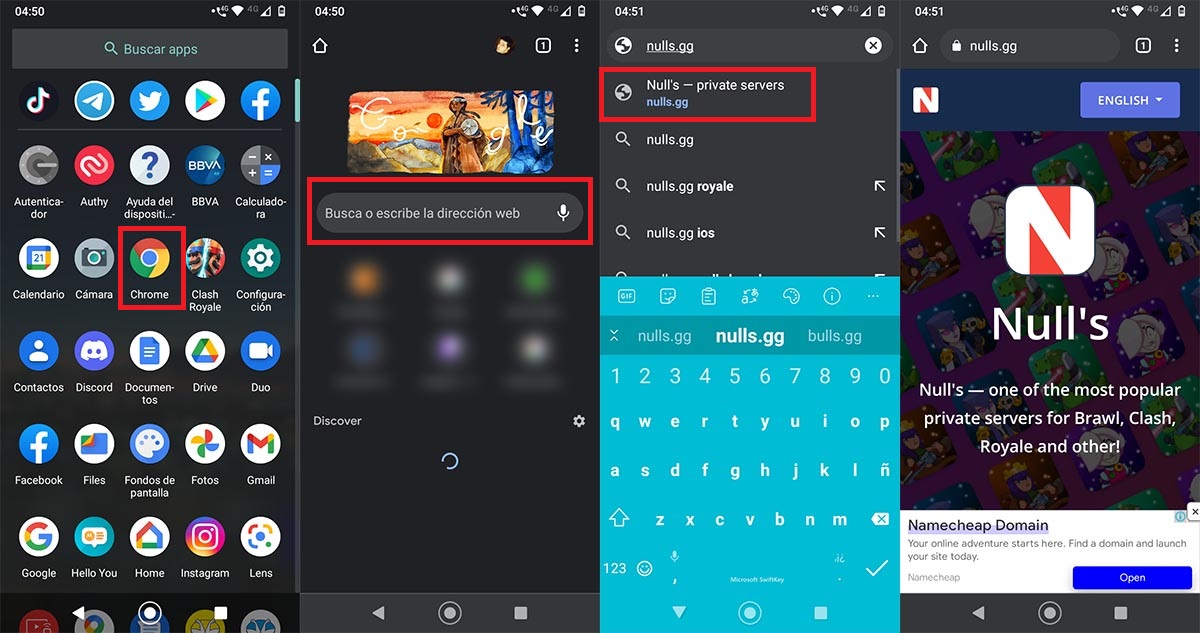 Abrir pagina web Nulls Royale