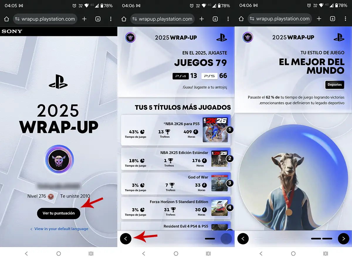 Acceder a Wrap Up PlayStation 2025