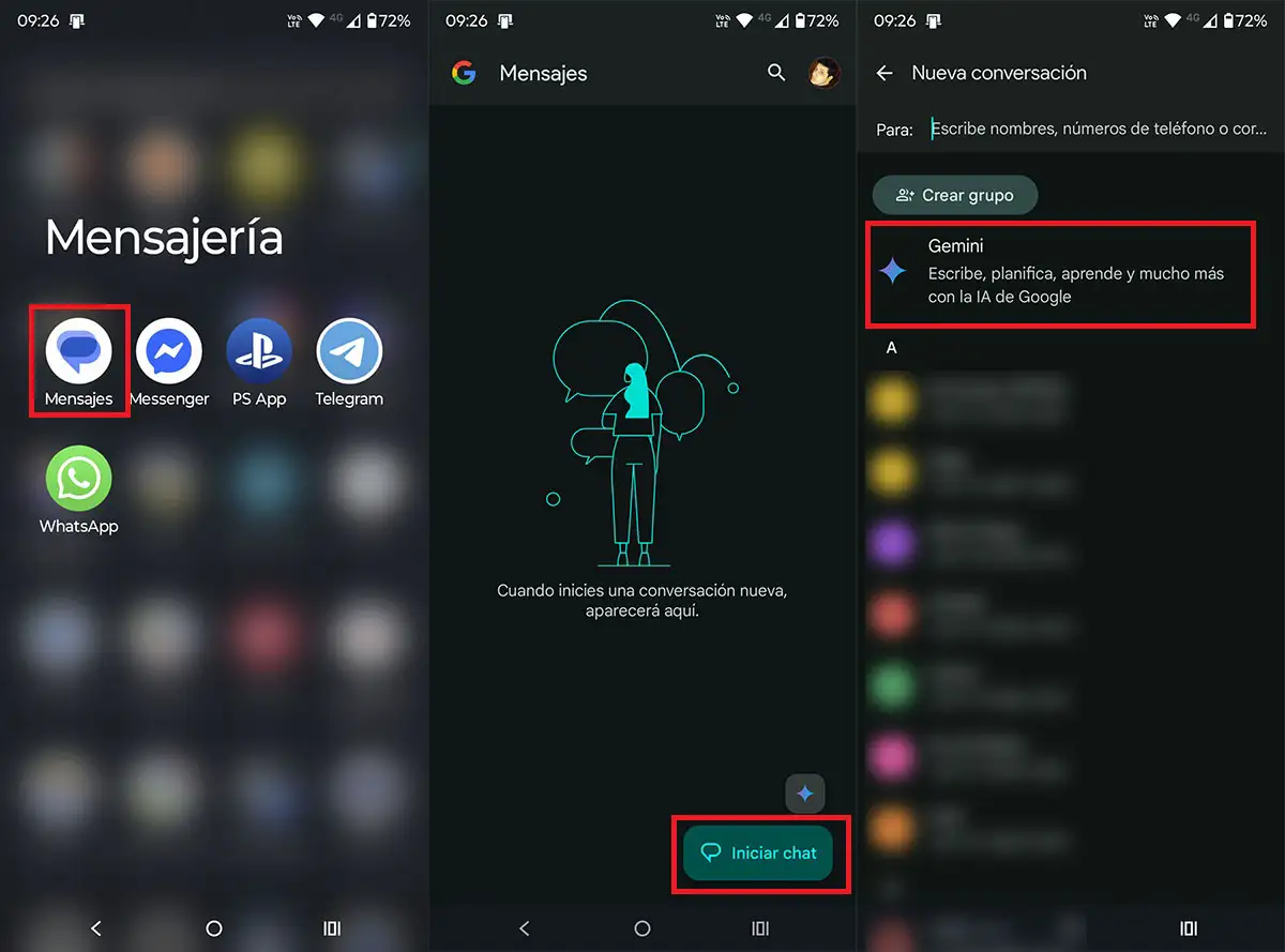 Activar Gemelos En Los Mensajes De Google